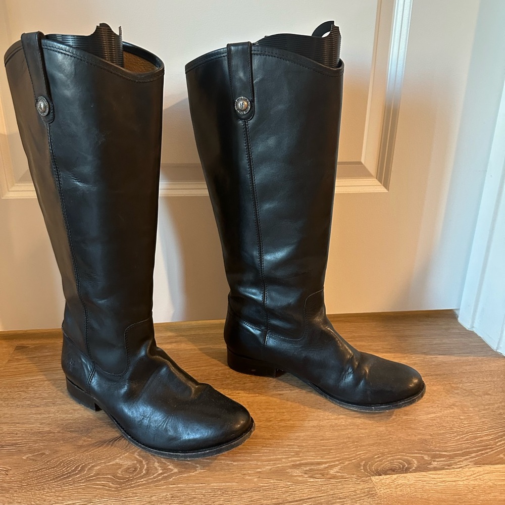 Frye Melissa Boots Black Size 9